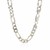 Sterling Silver Rhodium Plated Classic Figaro Chain (8.10 mm)