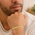 Super Flex Herringbone Bracelet in 14k Yellow Gold  (3.80 mm)