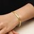 Super Flex Herringbone Bracelet in 14k Yellow Gold  (3.80 mm)