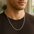 Round Box Chain in 14k White Gold (2.5 mm)