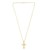 14K Yellow Gold Polished Cross Pendant