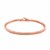Woven Style Bangle in 14k Rose Gold (3.40 mm)