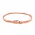 Woven Style Bangle in 14k Rose Gold (3.40 mm)