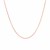 Round Cable Link Chain in 14k Pink Gold (1.10 mm)