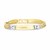 Bar Link Mens Bracelet in 14k Two-Tone Gold (9.65 mm)