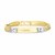 Bar Link Mens Bracelet in 14k Two-Tone Gold (9.65 mm)