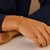 Solid Figaro Bracelet in 14k Yellow Gold  (3.80 mm)