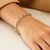 Oval Rolo Bracelet in 14k White Gold  (4.60 mm)
