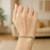 Oval Rolo Bracelet in 14k White Gold  (4.60 mm)