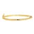 Twisted Style Childrens Bangle in 14k Yellow Gold (3.50 mm)