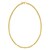14K Yellow Gold Charm Lock Rolo Chain Necklace (5.10 mm)
