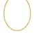 14K Yellow Gold Charm Lock Rolo Chain Necklace (5.10 mm)