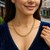 14K Yellow Gold Charm Lock Rolo Chain Necklace (5.10 mm)