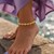 Puffed Mariner Anklet in 14k Yellow Gold (4.7 mm)