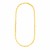14k Yellow Gold Mens Paperclip Chain Necklace