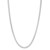 Sterling Silver Rhodium Plated Oval Snake Chain (6.40 mm)