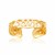 Celtic Knot Motif Toe Ring in 14k Yellow Gold 