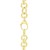 14k Yellow Gold Rolo Link Necklace (11.40 mm)