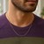 Round Cable Link Chain in 14k Rose Gold (1.50 mm)