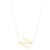14K Yellow Gold Yours Truly Large Initial N Necklace
