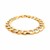 Pave Curb Bracelet in 14k Two Tone Gold  (12.18 mm)