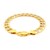 Pave Curb Bracelet in 14k Two Tone Gold  (12.18 mm)
