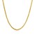 Solid Round Box Chain in 14k Yellow Gold (1.6 mm)