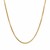 Solid Round Box Chain in 14k Yellow Gold (1.6 mm)