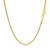 Solid Round Box Chain in 14k Yellow Gold (1.6 mm)