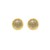 14K Yellow Gold Moonstone Birthstone Earrings