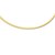 Reversible Omega Necklace in 14k Two Tone Gold (3.0mm)