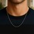 Diamond Cut Rolo Chain in 14k White Gold (1.10 mm)