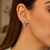 Spiral Style Polished Hoop Earrings in Sterling Silver(3x15mm)