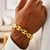 14k Yellow Gold High Polish Lite Puffed Mariner Link Bracelet  (15.00 mm)