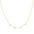 14K Yellow Gold XOXO Necklace