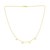 14K Yellow Gold XOXO Necklace