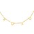 14K Yellow Gold XOXO Necklace
