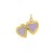 14K Yellow Gold Heart Locket Pendant (12.00 mm)
