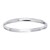 Dome Polished Childrens Bangle in 14k White Gold (5.50 mm)