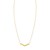 14K Yellow Gold Chevron Necklace