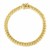 Semi Solid Miami Cuban Bracelet in 10k Yellow Gold  (10.70 mm)