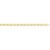 Diamond Cut Curb Chain Bracelet in 14k Yellow Gold (8.80 mm)