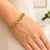 Diamond Cut Curb Chain Bracelet in 14k Yellow Gold (8.80 mm)
