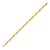 14K Yellow Gold Fancy Oval Box Link Bracelet 