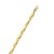 14K Yellow Gold Fancy Oval Box Link Bracelet 