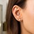 White Freshwater Cultured Pearl Stud Earrings in 14k Yellow Gold (4mm)
