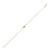 14K Yellow Gold Peridot Paperclip Bracelet (1.50 mm)