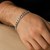 Miami Cuban Semi Solid Bracelet in 14k White Gold  (7.00 mm)