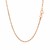 Solid Diamond Cut Rope Chain in 14k Rose Gold (1.60 mm)