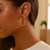 Classic Hoop Earrings in 14k Yellow Gold (1.5x25mm)